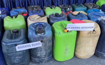 Polres Bondowoso Bongkar Penimbunan 1 Ton BBM Bersubsidi, Dua Tersangka Ditangkap