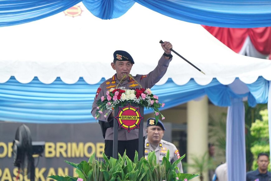 Kapolri Resmikan Rakernis Korps Brimob Tahun 2026