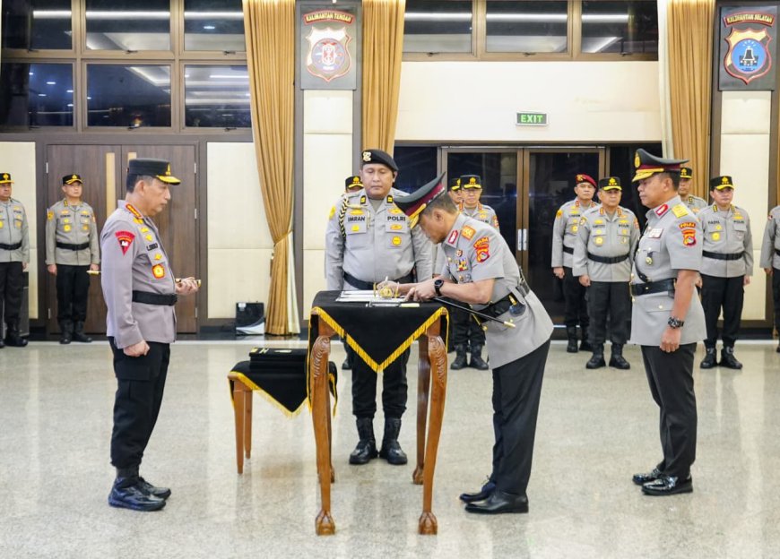 Sertijab PJU Mabes Polri dan Kapolda Berlangsung Dipimpin Kapolri