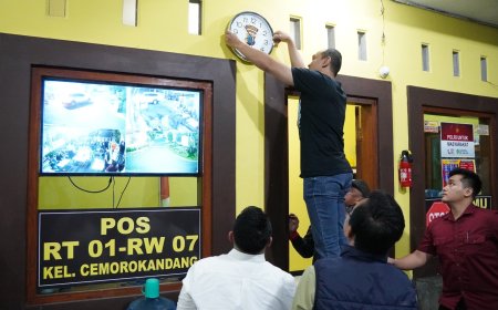 Kapolresta Malang Kota Serap Masukan Masyarakat di Poskamling