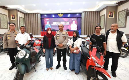 Pengembalian Kendaraan Korban Perkuat Kepercayaan Publik kepada Polri