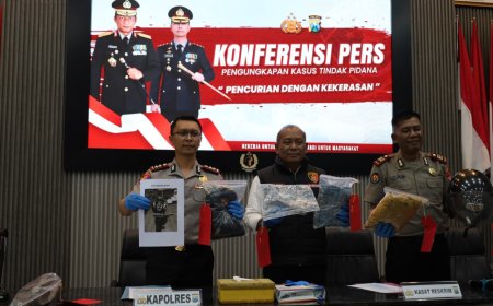 Polres Trenggalek Amankan Pelaku Jambret untuk Mempertanggungjawabkan Perbuatannya
