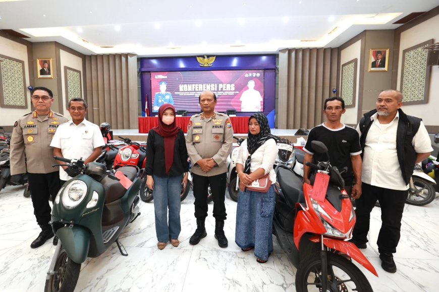 Pengembalian Kendaraan Korban Perkuat Kepercayaan Publik kepada Polri