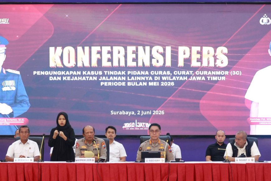 Polda Jatim Gencarkan Operasi Berantas Kejahatan Konvensional